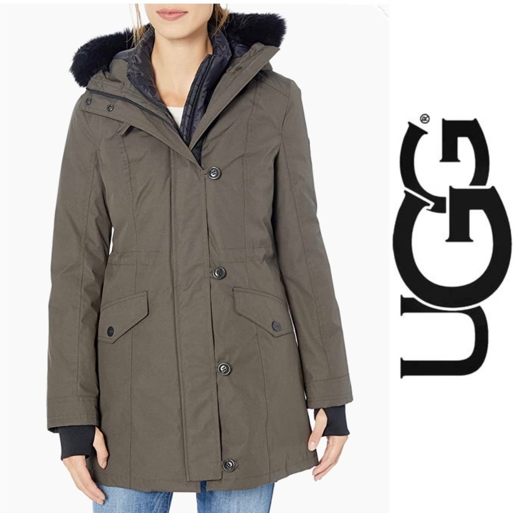 UGG Adirondack Waterproof Hooded Down Parka with Vest*NWT